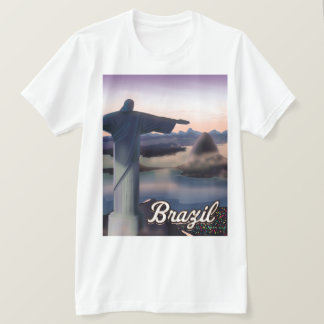 Brazil travel poster art print. T-Shirt