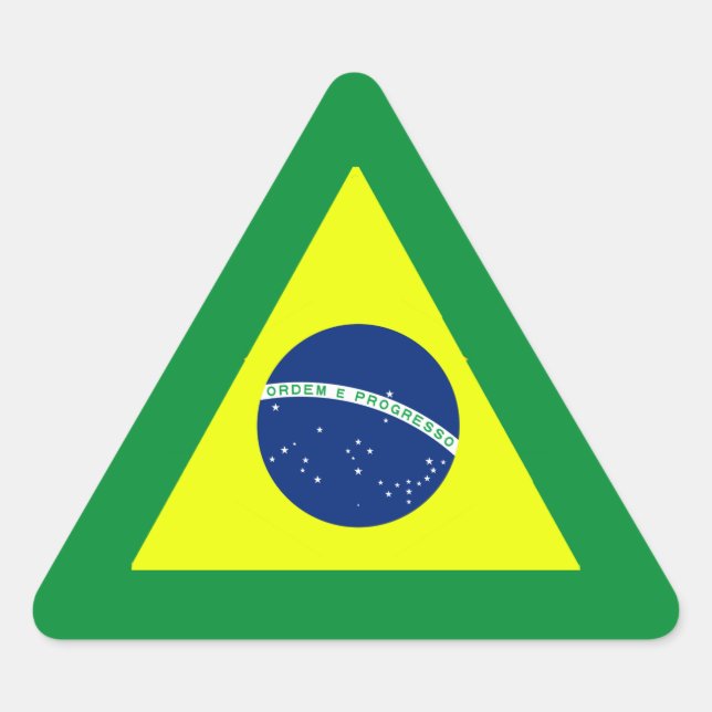 BRAZIL TRIANGLE STICKER (Front)