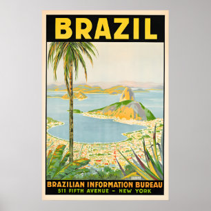 Brazil - Vintage Travel Poster Prints