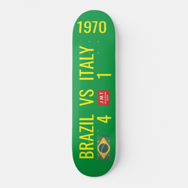 BRAZIL VS ITALY Skateboard (Front)