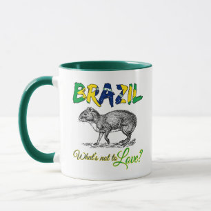 Brazil - What's Not to Love Brasil Quote Mug
