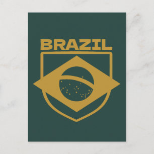 Brazil World Cup Soccer Postcard