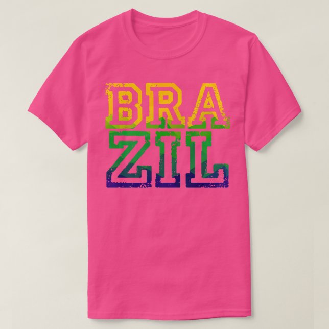 Brazil World Cup Soccer T-Shirt (Design Front)