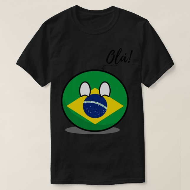 Brazilball Countryball     T-Shirt (Design Front)