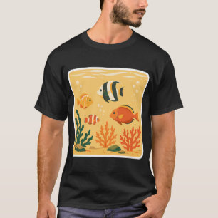 Brazilia Tropical Ocean Life T-Shirt