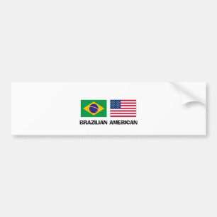Brazilian American Bumper Sticker