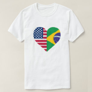 Brazilian American Love T-Shirt