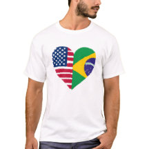 Brazilian American Love T-Shirt
