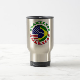 brazilian american travel mug