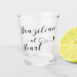 Brazilian At Heart Mug, Brazil Shot Glass