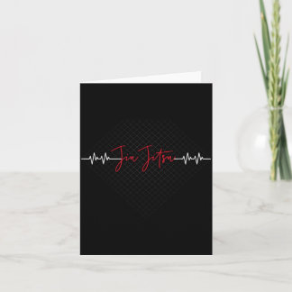 Brazilian BJJ Jiu Jitsu Heartbeat MMA Jew Jitsu Card