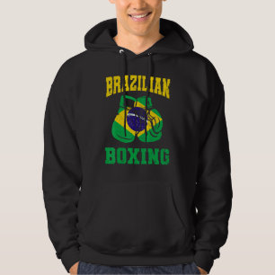 Brazilian Boxing Gloves Brazil Pride  Mens Womens  Hoodie