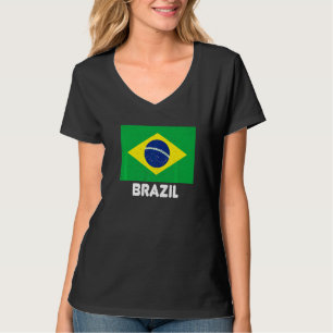 Brazilian Brazil Flag Pride Brazilian Flag T-Shirt