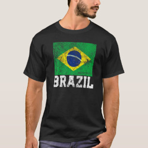 Brazilian Brazil Flag Pride Roots Country Family N T-Shirt