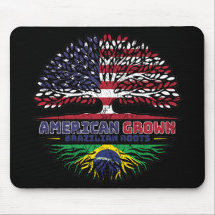 Brazilian Brazil US American USA United States Mouse Mat