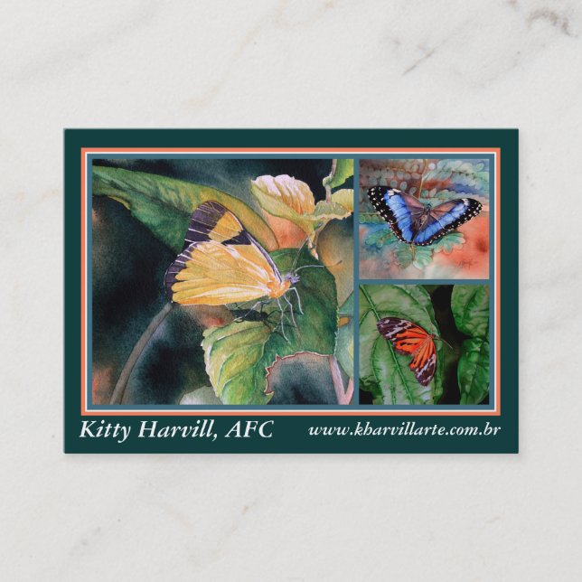 Brazilian Butterflies - Business Cards (Front)
