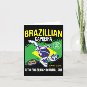 Brazilian Capoeira - Martial Arts Lover Dance Figh Card