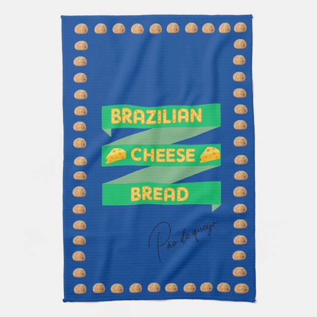 Brazilian Cheese Bread Tea Towel (Vertical)