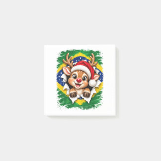 Brazilian Christmas Reindeer Post-it Notes