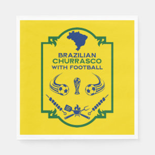 Brazilian Churrasco BBQ Time Napkin