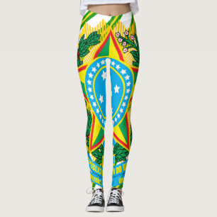 Brazilian Coat of arms Leggings