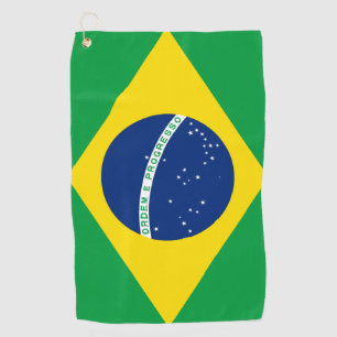 Brazilian Flag & Brazil golf holiday /sports Towel