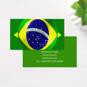 Brazilian Flag Business Card