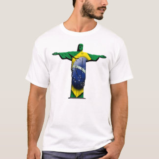 Brazilian Flag Christ the Redeemer T-Shirt