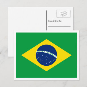 Brazilian Flag, Flag of Brazil Postcard