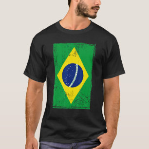 Brazilian Flag Idea For Men & Brazilian Heritage T-Shirt