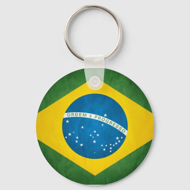 Brazilian Flag Key Ring (Front)