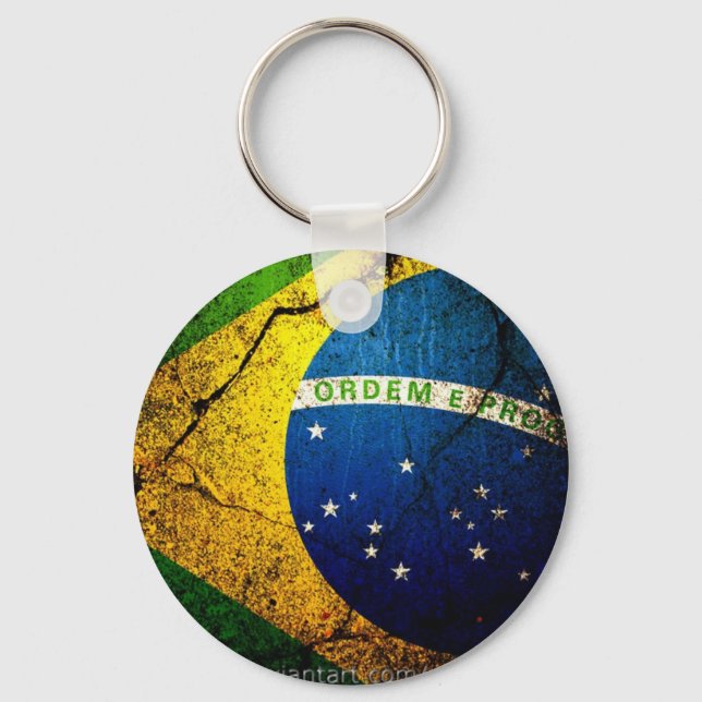 brazilian_flag_ key ring (Front)