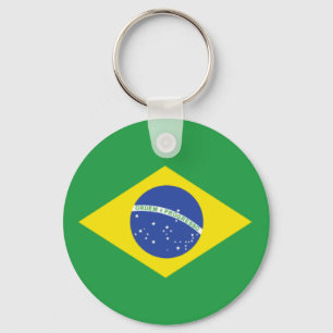 Brazilian Flag Key Ring