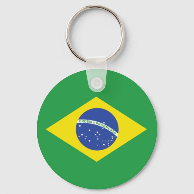Brazilian Flag Key Ring (Front)