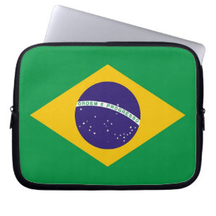Brazilian Flag Laptop Sleeve