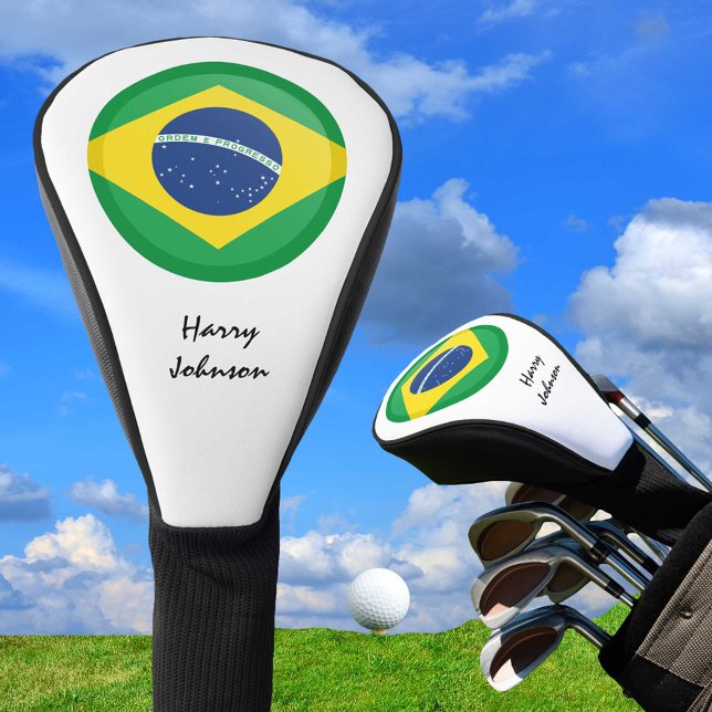 Brazilian Flag & Monogrammed Golf Clubs Covers (Creator Uploaded)