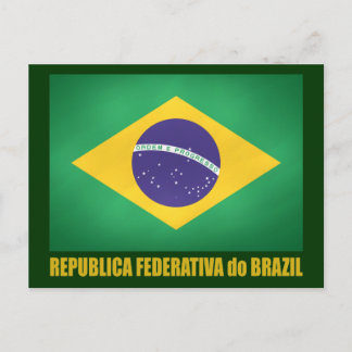 Brazilian Flag Postcard