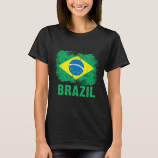 Brazilian Footll Brazilian Flag  T-Shirt