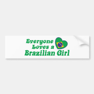 Brazilian Girl Bumper Sticker