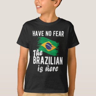 Brazilian Heritage Brazil Roots Brazilian Flag T-Shirt