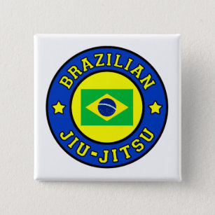 Brazilian Jiu Jitsu 15 Cm Square Badge