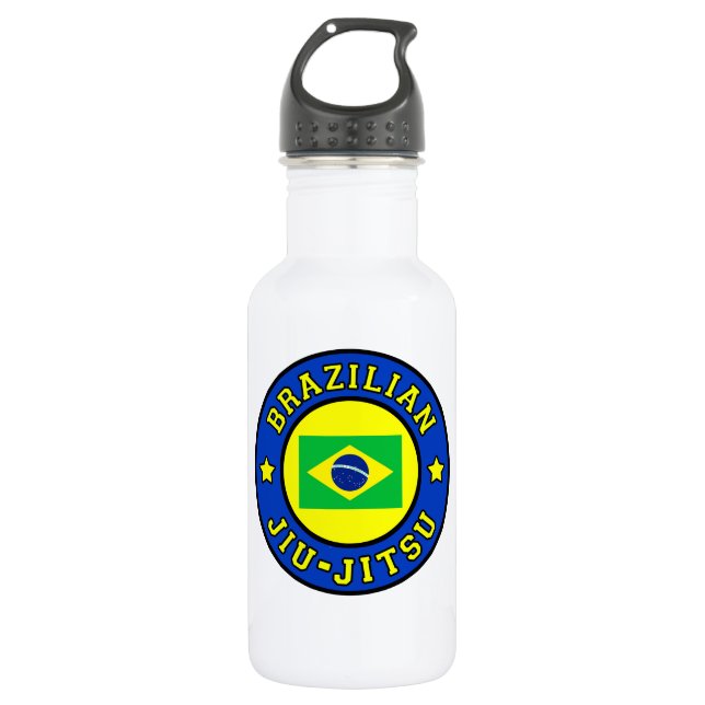Brazilian Jiu Jitsu 532 Ml Water Bottle (Front)