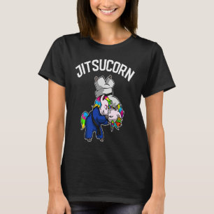Brazilian Jiu Jitsu and Unicorn BJJ and Grappling T-Shirt