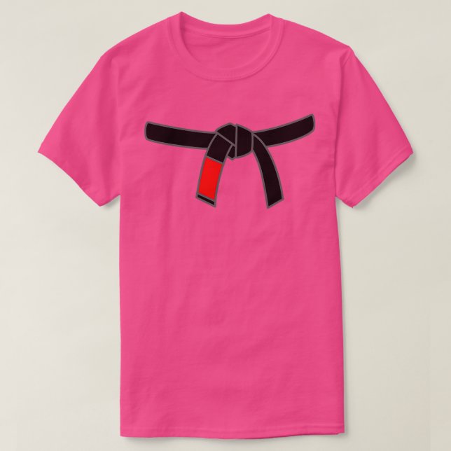 Brazilian Jiu Jitsu BJJ Black Belt T-Shirt (Design Front)