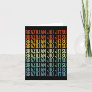 Brazilian Jiu Jitsu BJJ Card