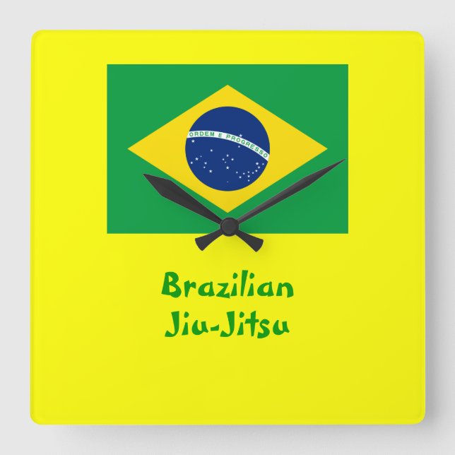 Brazilian Jiu-Jitsu (BJJ) Clock (Front)