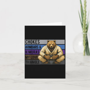 Brazilian Jiu Jitsu BJJ For Black Belt BJJ Belts Card