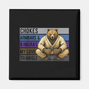 Brazilian Jiu Jitsu BJJ For Black Belt BJJ Belts Magnet