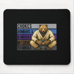 Brazilian Jiu Jitsu BJJ For Black Belt BJJ Belts Mouse Mat