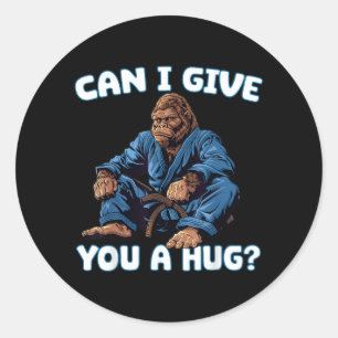Brazilian Jiu Jitsu BJJ For Men Dad Boy Women Classic Round Sticker